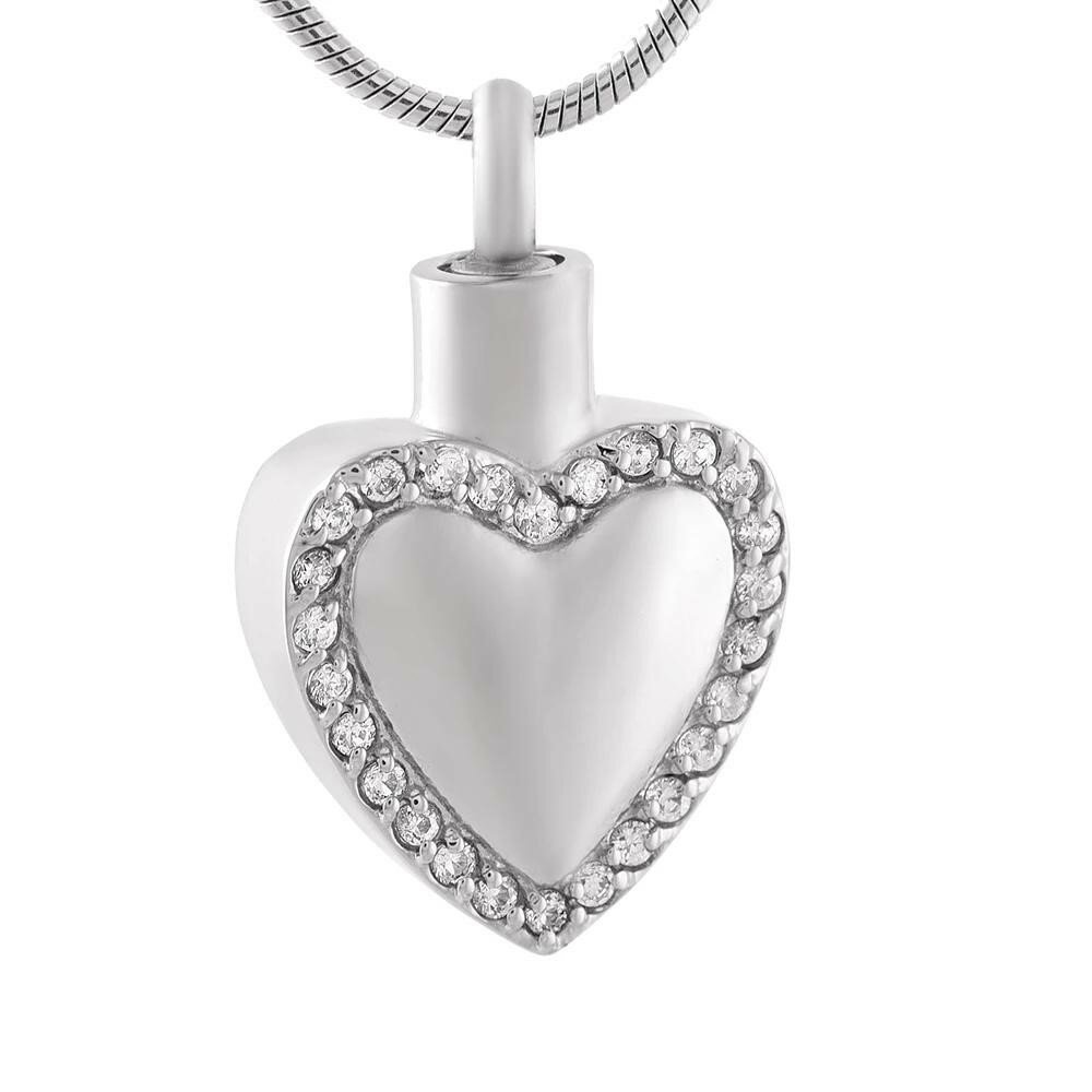 Jewelled Heart - Cremation Jewelry Winnipeg