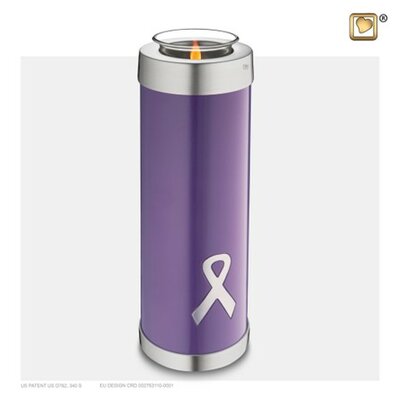 Awareness Purple (Tall Tealight Urn)