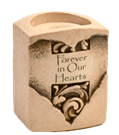 Forever Hearts Candle urn
